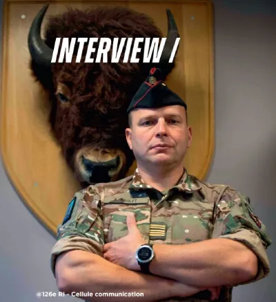 Le Colonel Antoine Naulet, o-organisateur
de la 2ème édition du Festival du Livre militaire